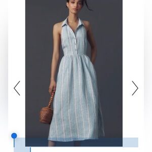 NWT Reformation Open Back Linen Dress sz 6